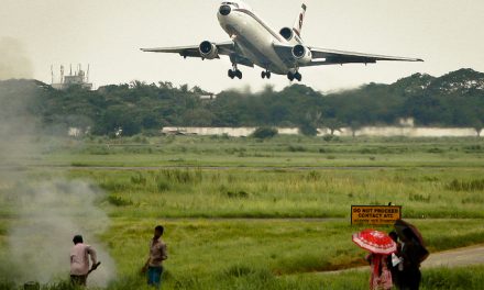 Biman Bangladesh Airlines McDonnell Douglas DC-10-30 takes off from Dhaka International Airport – VGHS