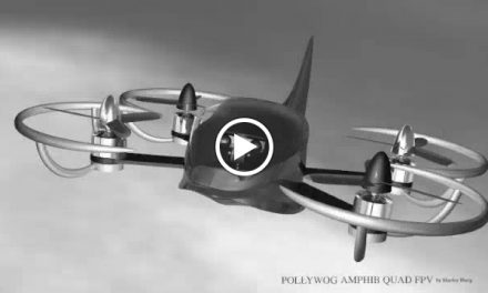 “Pollywog Quad FPV”  with flotation bumpers and fuselage with rudder, the Pollywog is mostly another exercise in…