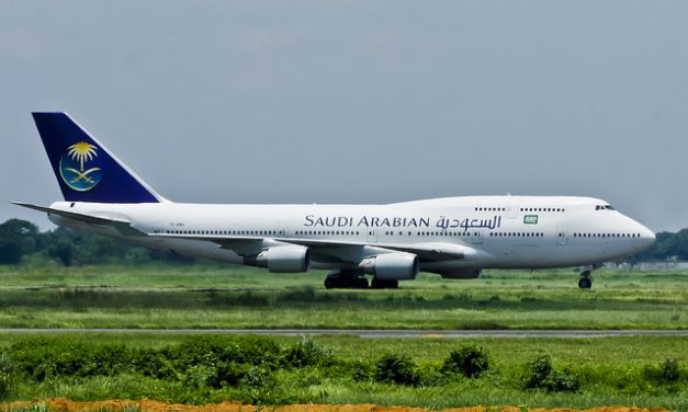 Saudi Arabian Airlines  Boeing 747-441 TF-AMX at the taxiway of Hazrat Shahjalal International Airport, Dhaka – VGZR…