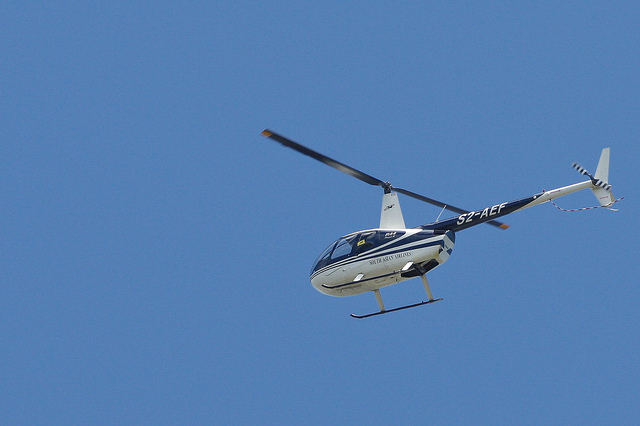 Robinson R44 II (S2-AEF) belongs to South Asian Airlines, a Bangladeshi Private Helicopter charter company